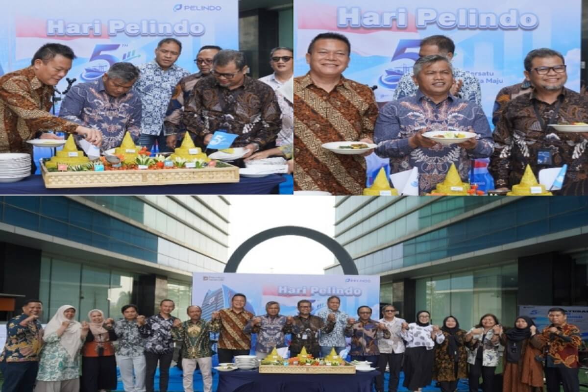 Pelindo Regional 1 Potong Tumpeng Peringati Hari Pelindo ke-5